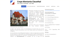 Desktop Screenshot of corps-montania.de